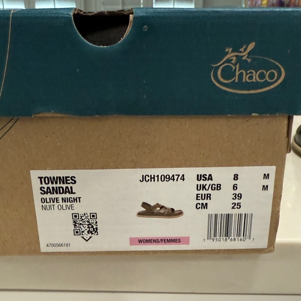 Chaco Dark Olive Green Sandals - Picture 3 of 3